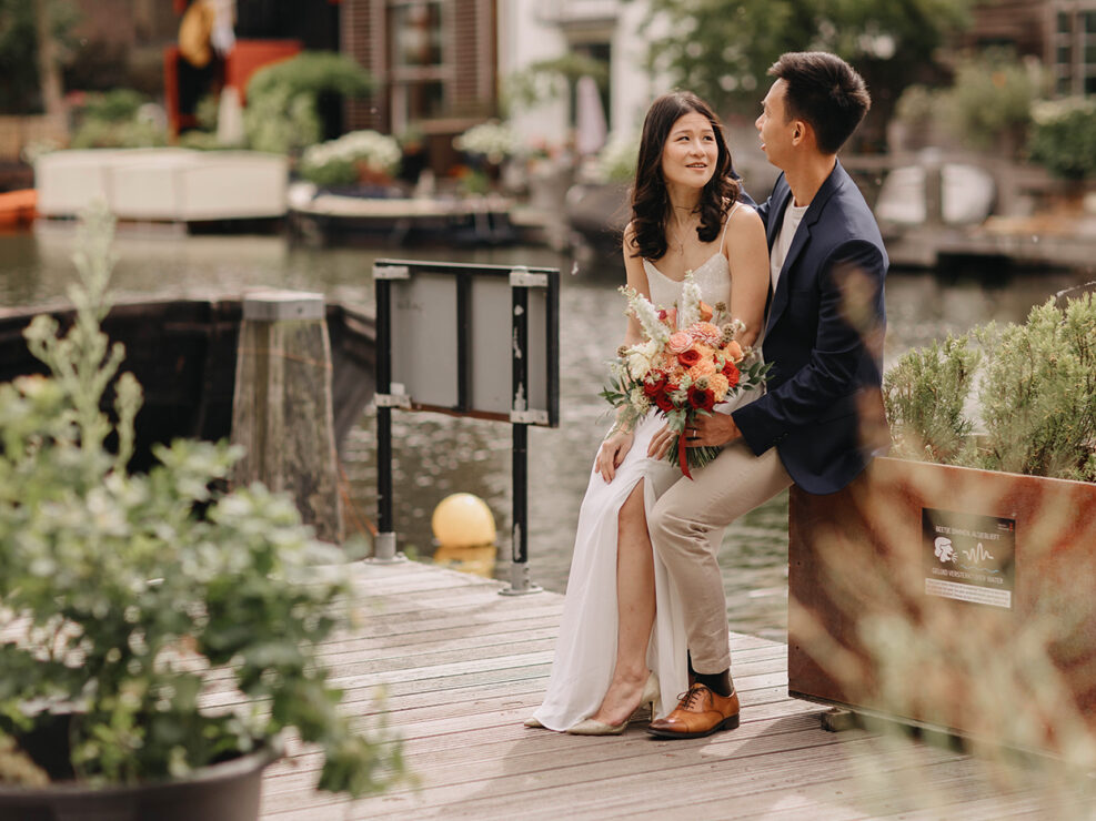 Love at Amsterdam Canals
