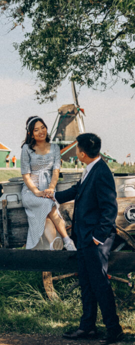 Iconic Windmills Couple Photography
