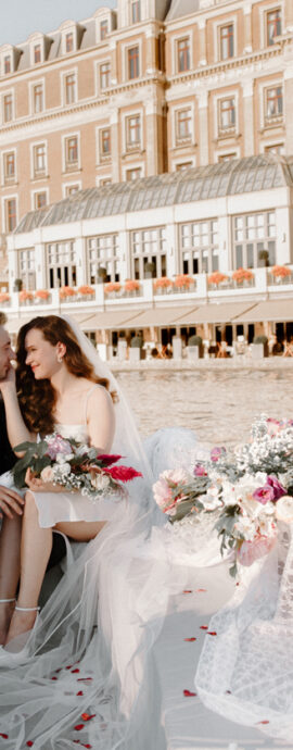 Wedding Photoshoot at Amsterdam Canals